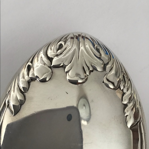 Antique Sterling Ornate Heart Pocket Flask 65 Gr. - Picture 5 of 15